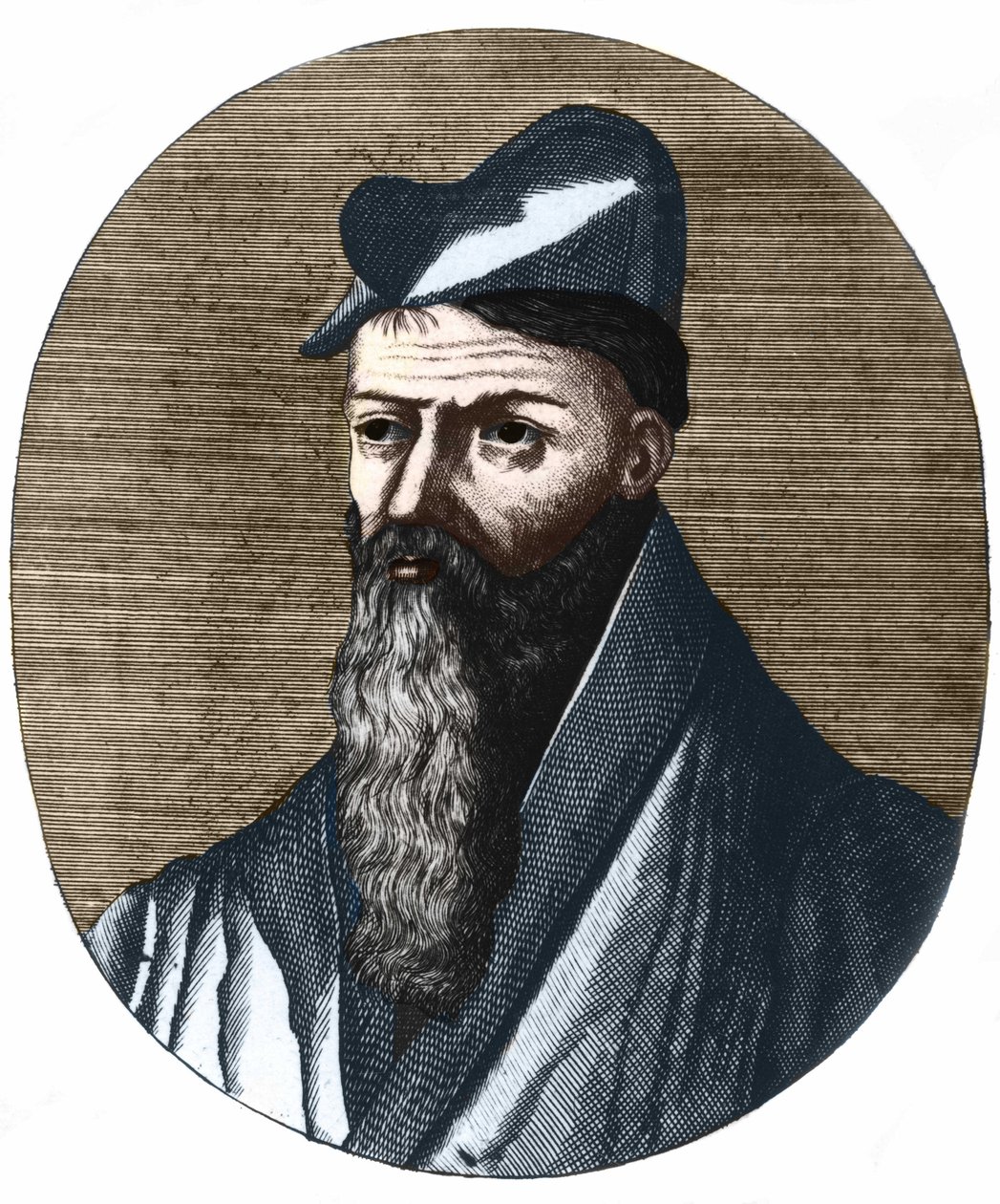Portrait of Pierre Belon 1517-1564. French naturalist and doctor. Private collection. by Unknown artist
