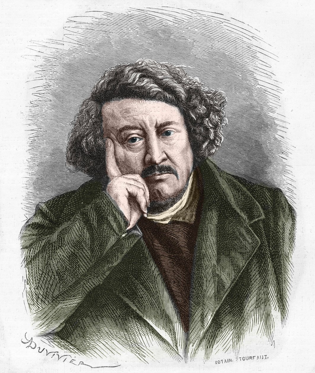 Portrait of Pierre Leroux, French philosopher, publicist and politician by Unknown artist