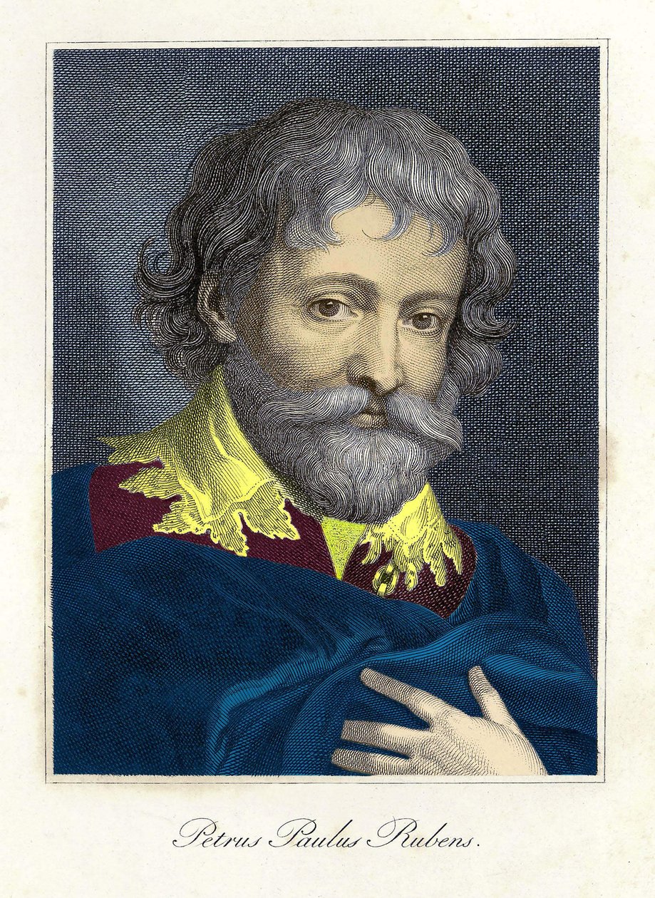 Portrait of Peter Paul Rubens (1577-1640), Flemish painter and cartoonist by Unknown artist