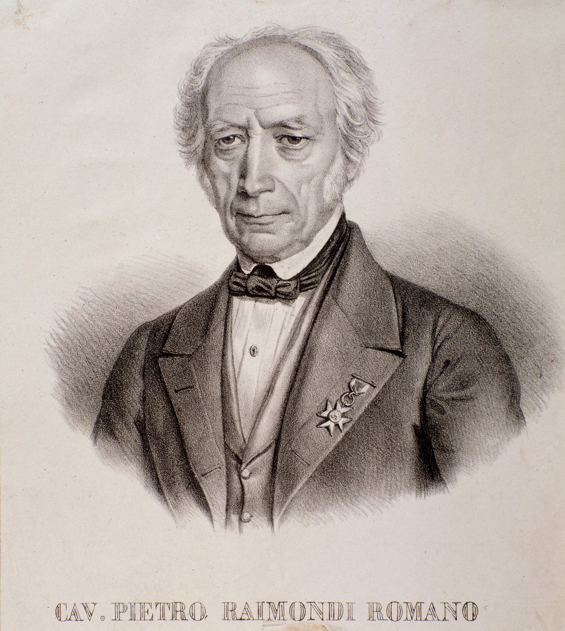 Portrait of Pietro Raimondi (engraving) by Unknown artist