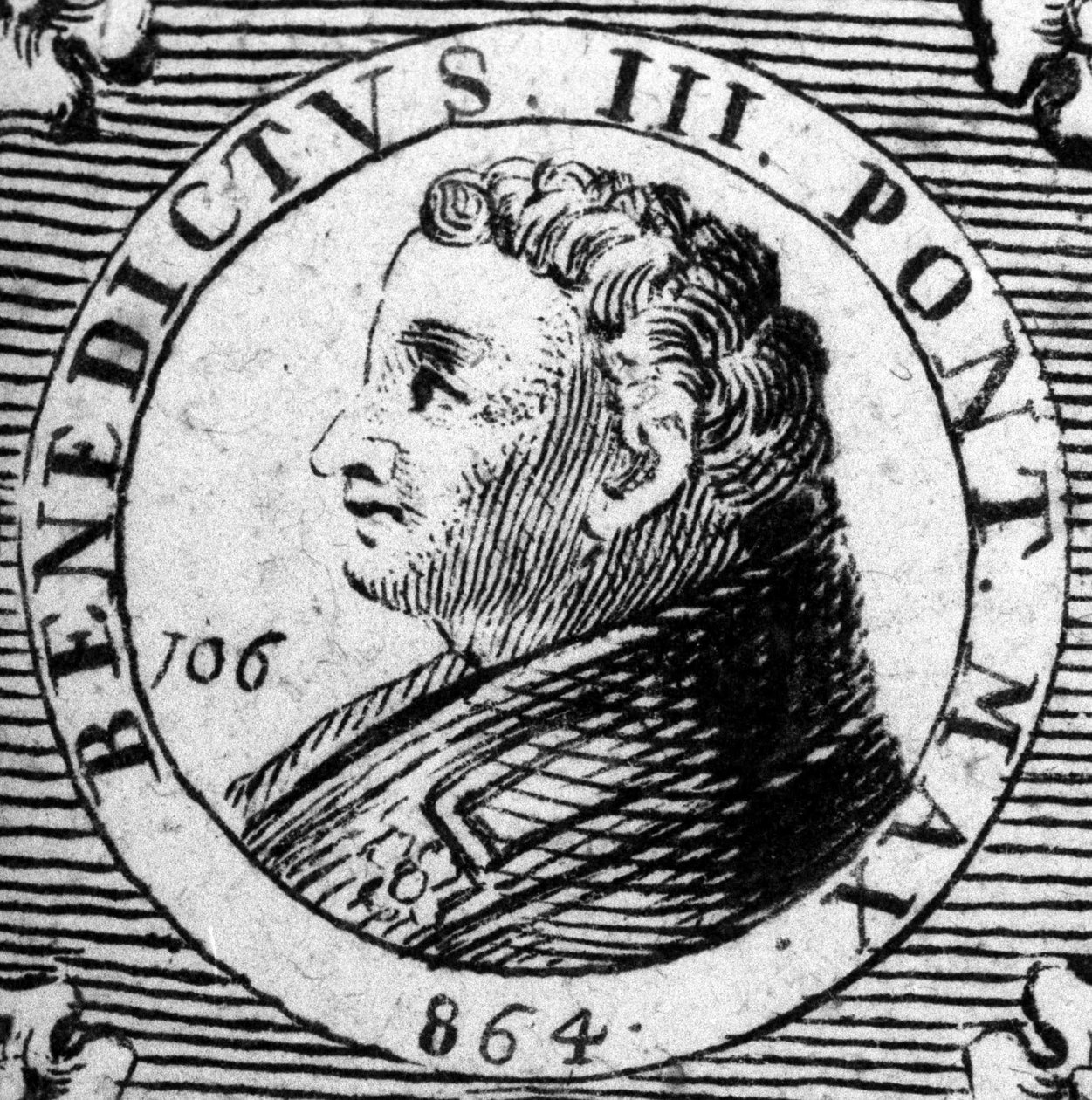 Portrait of Pope Benedict III by Unknown artist