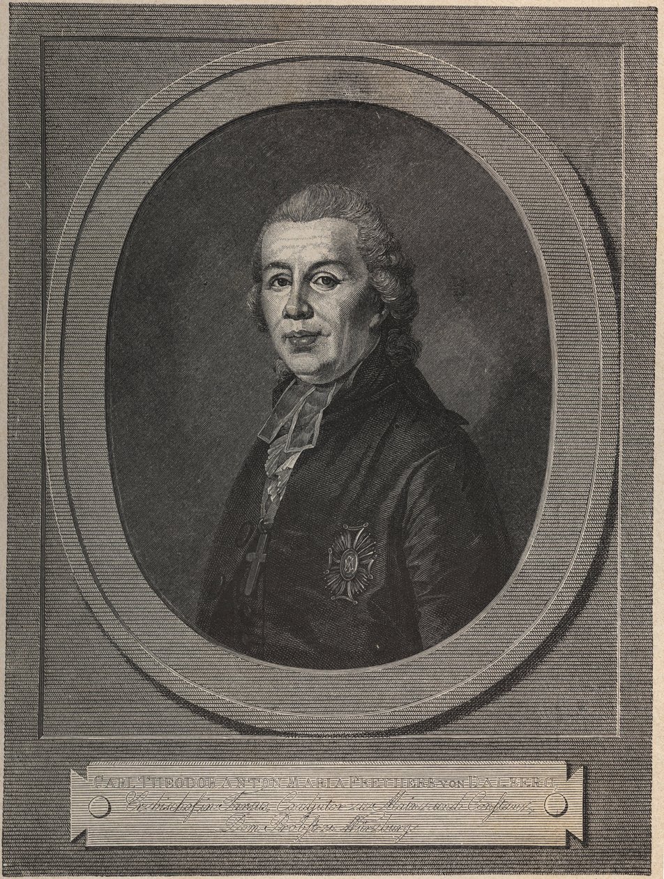 Portrait of Prince Karl Theodor von Dalberg, archbishop and statesman, writer and philosopher by Unknown artist