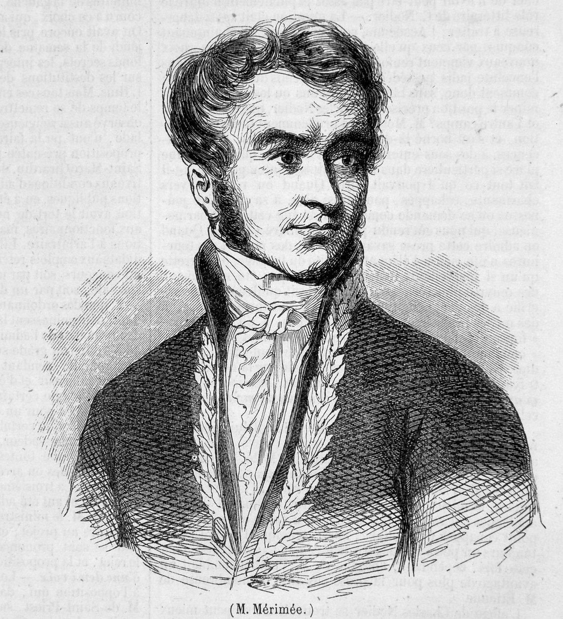 Portrait of Prosper Mérimée by Unknown artist