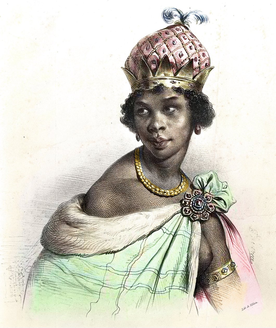 Portrait of Queen Anna Nzinga or Ana de Sousa Nzinga Mbande by Unknown artist
