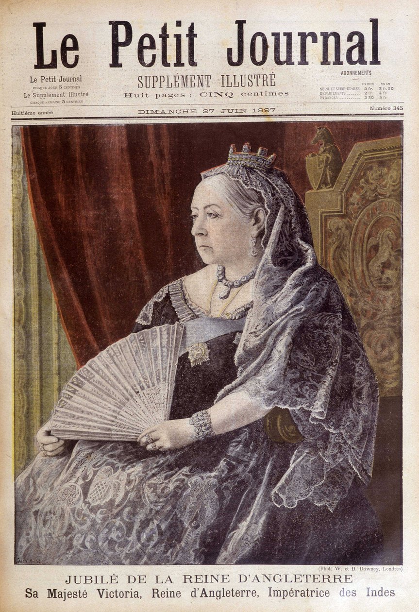 Portrait of Queen Victoria on the occasion of her jubilee - in 