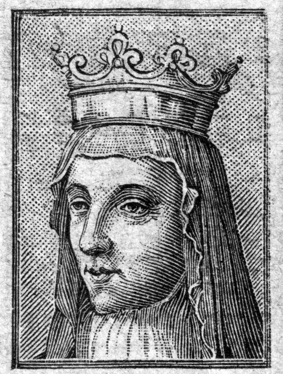 Portrait of Radegonde, Queen of France, wife of Clotaire by Unknown artist