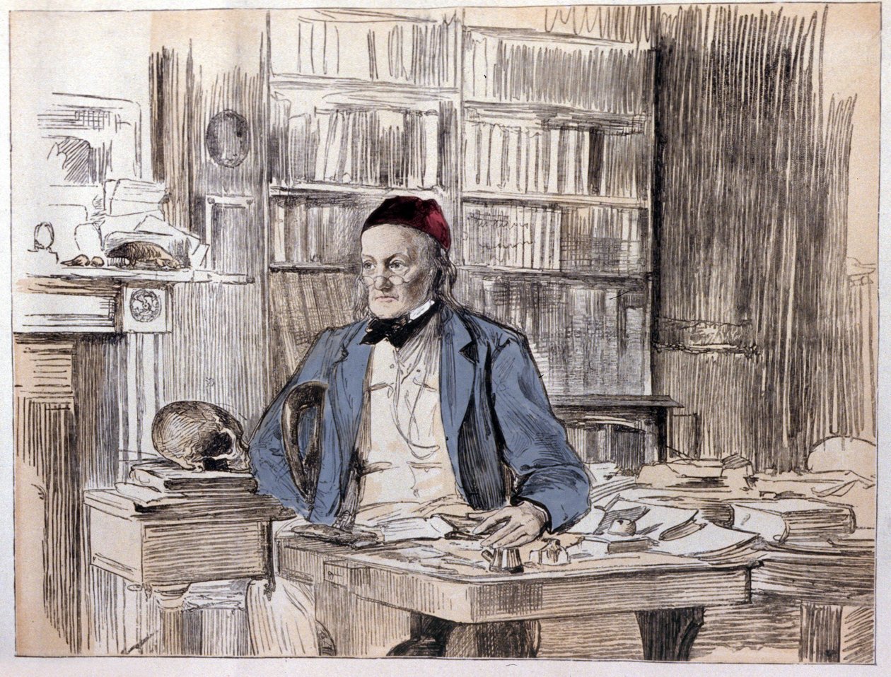 Portrait of Richard Owen (1810-1890), English naturalist by Unknown artist