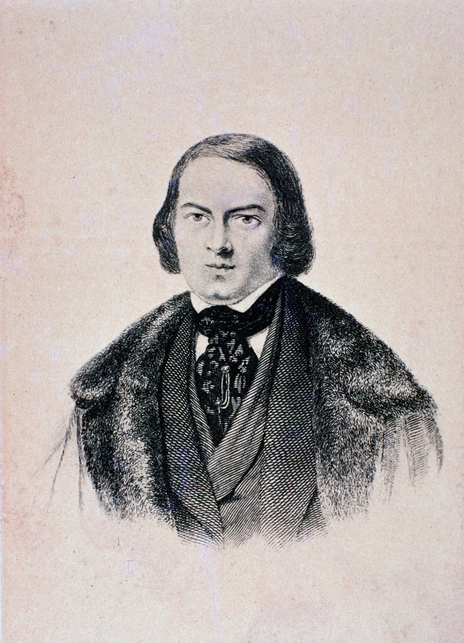 Portrait of Robert Schumann by Unknown artist