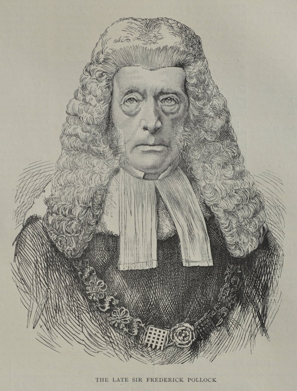 Portrait of Sir Frederick Pollock by Unknown artist