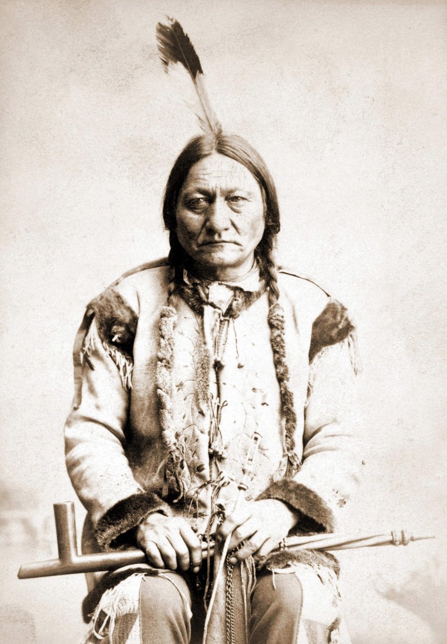 Portrait of Sitting Bull, Indian Chief, circa 1886 by Unknown artist