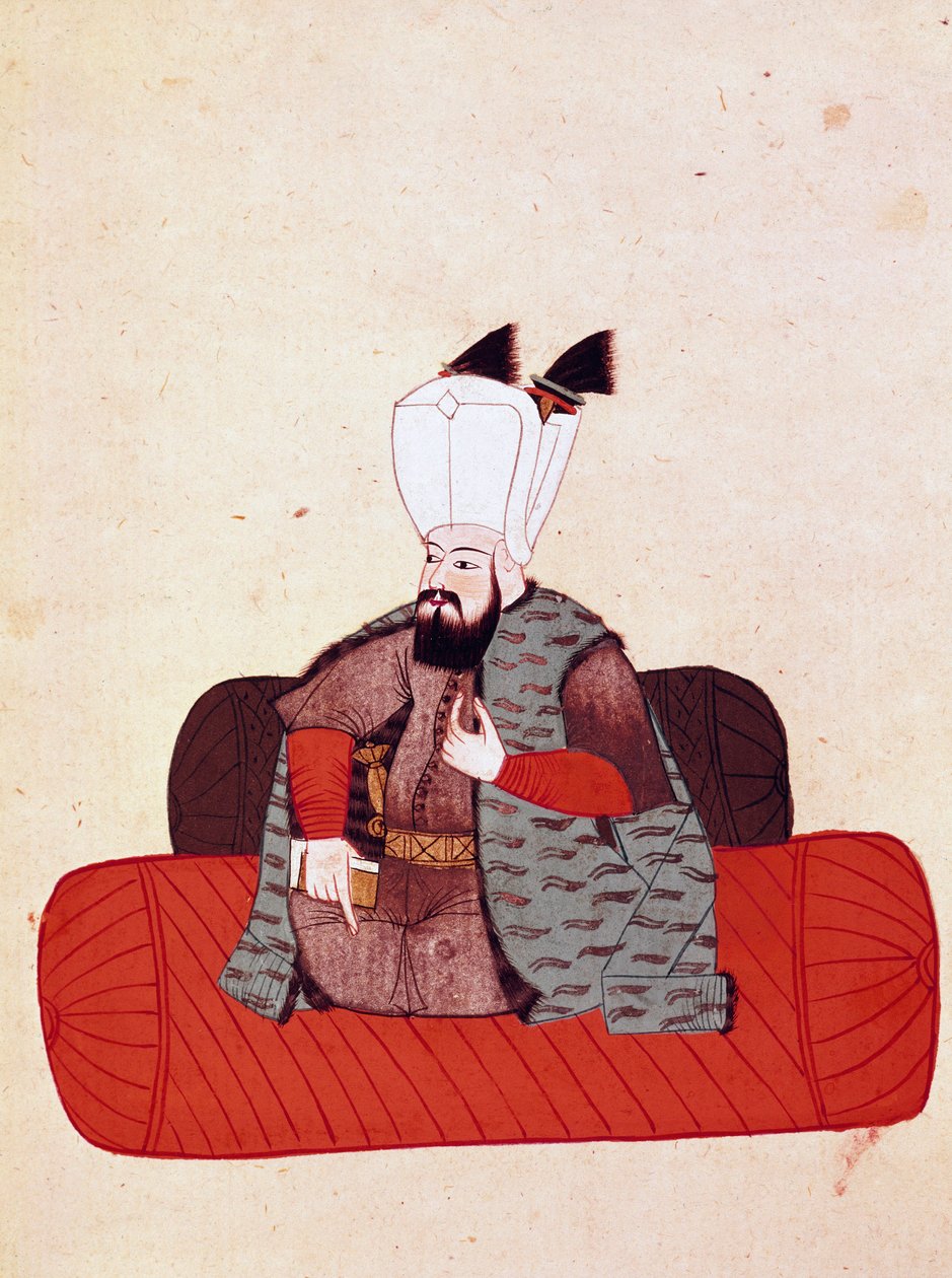Portrait of Sultan Amurat III (1574-1595) (1828) by Unknown artist
