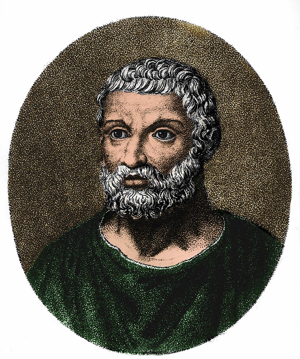 Portrait of Thales of Miletus (c. 625-546 BC) by Unknown artist