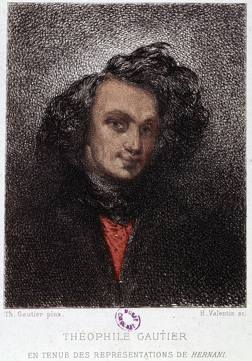 Portrait of Théophile Gautier in Hernani by Victor Hugo. 19th century by Unknown artist