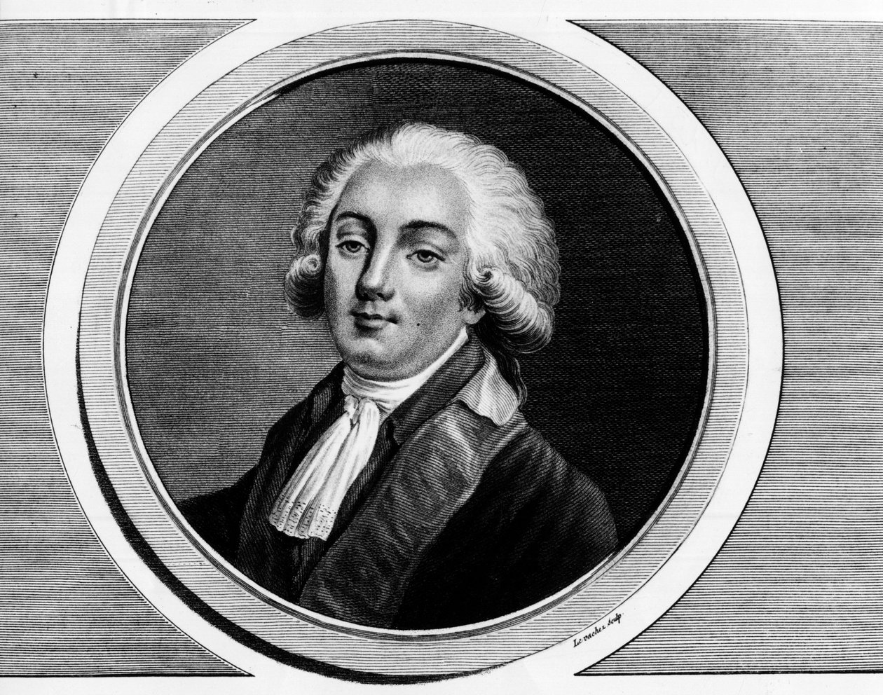 Portrait of Trophy-Gerard, Earl of Lally, Baron of Tollendal, then Marquis of Lally-Tollendal, better known as Gerard de Lally Tollendal (1751-1830), deputed in the General States of 1789. Engraving in 