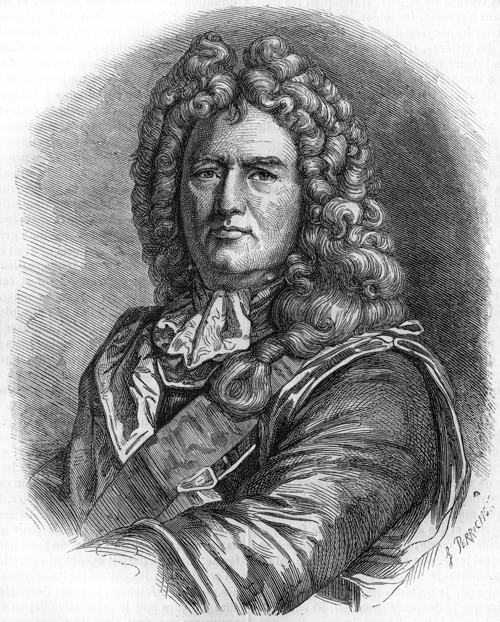 Portrait of Vauban, Marshal of France and military engineer by Unknown artist