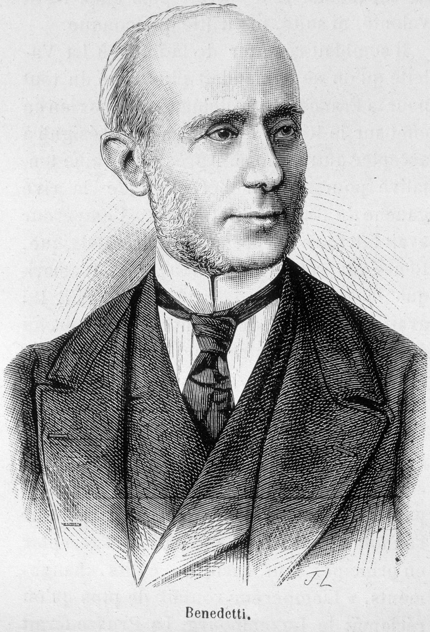 Portrait of Vincent Benedetti, French diplomat (1817 - 1900) by Unknown artist