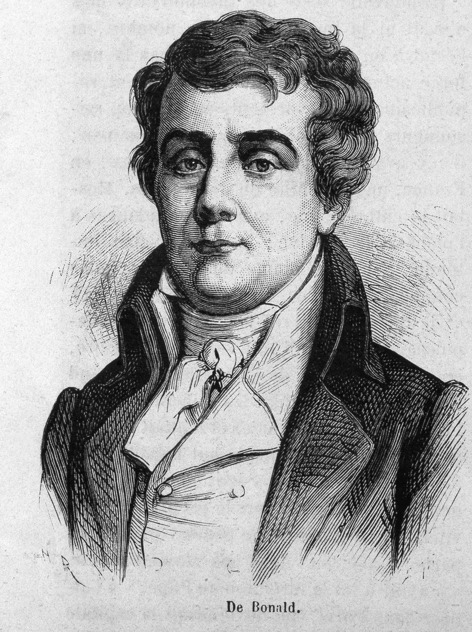 Portrait of Viscount Louis De Bonald (1754 - 1840) by Unknown artist