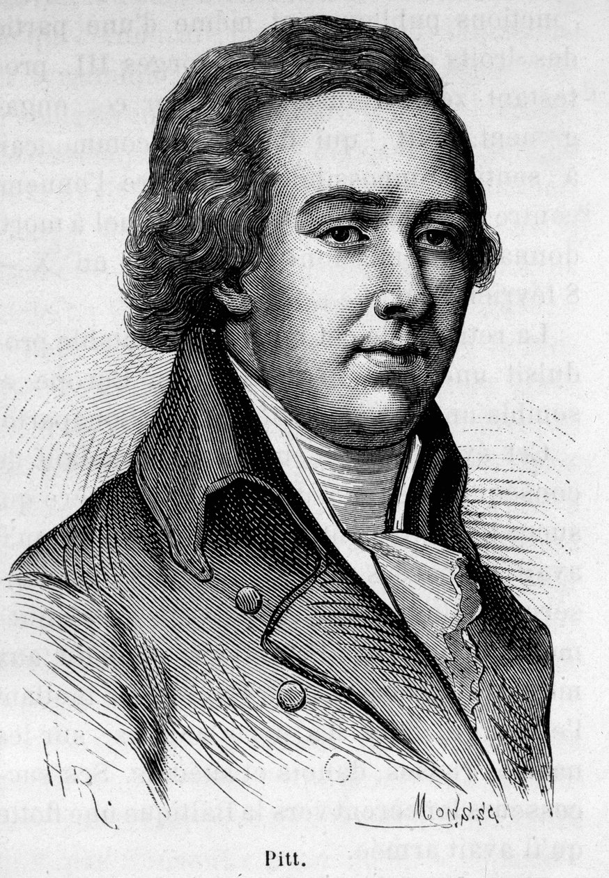 Portrait of William Pitt the Younger by Unknown artist