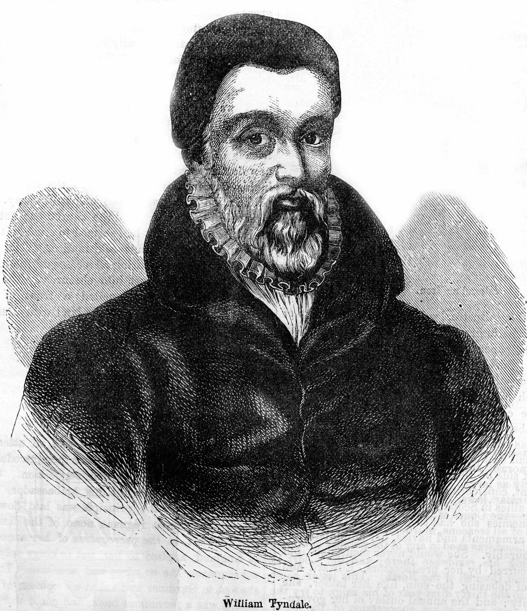 Portrait of William Tyndale (Tindale) (1494-1536), Welsh theologian and translator by Unknown artist