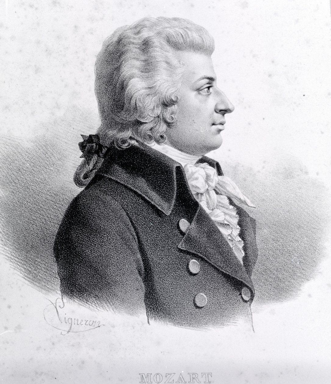 Portrait of Wolfgang Amadeus Mozart (1756 - 1791). by Unknown artist
