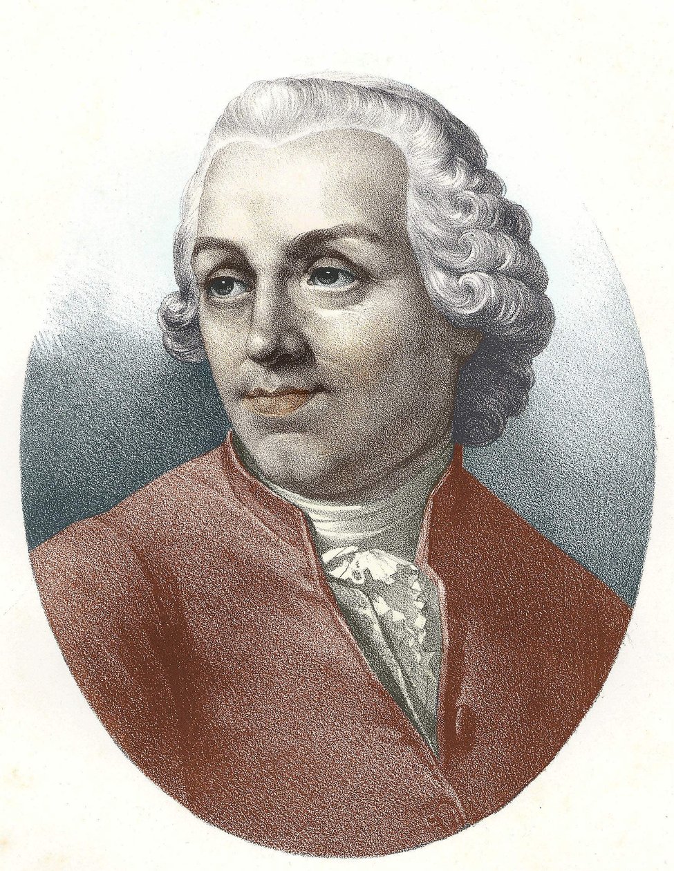 Portrait of the Abbe Etienne Bonnot de Condillac, French philosopher by Unknown artist
