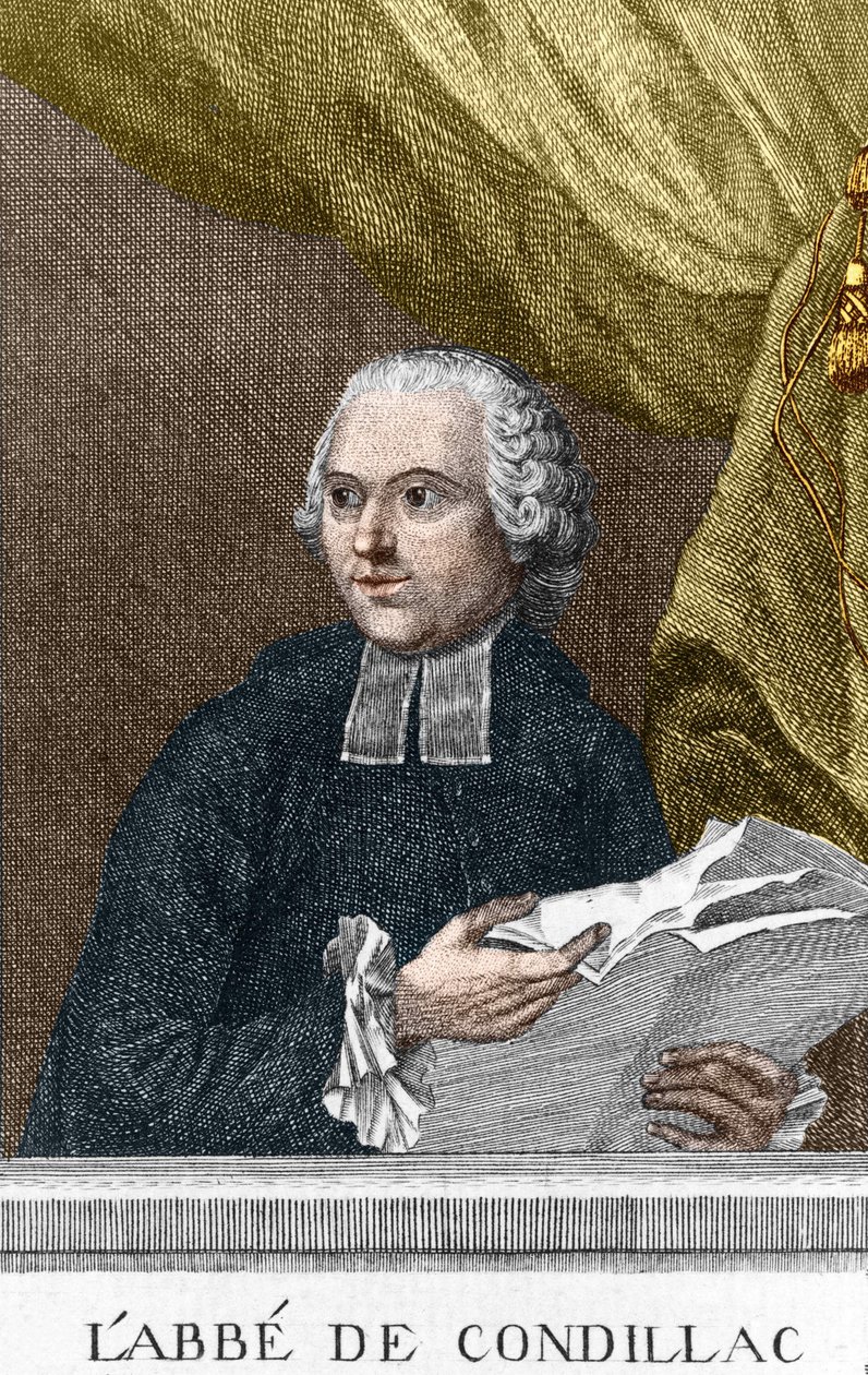 Portrait of the Abbe Etienne Bonnot de Condillac (1715 - 1780) philosopher francais by Unknown artist