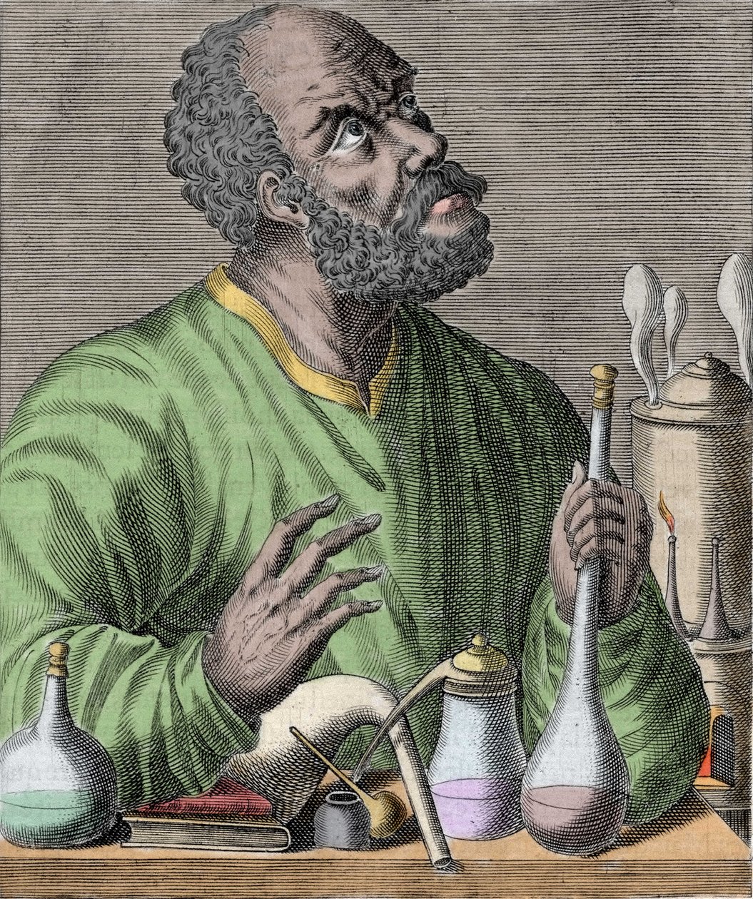 Portrait of the Arab chemist Geber (Jabir ibn Hayyan) (721-776) by Unknown artist