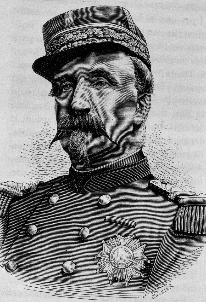Portrait of the Duke of Aumale (Charles de Lorraine) (1822 - 1897). Engraving from 