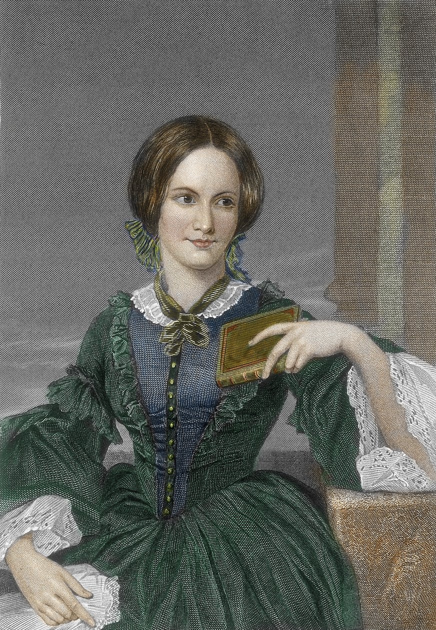Portrait of the English Novelist Charlotte Bronte (1816-1855)