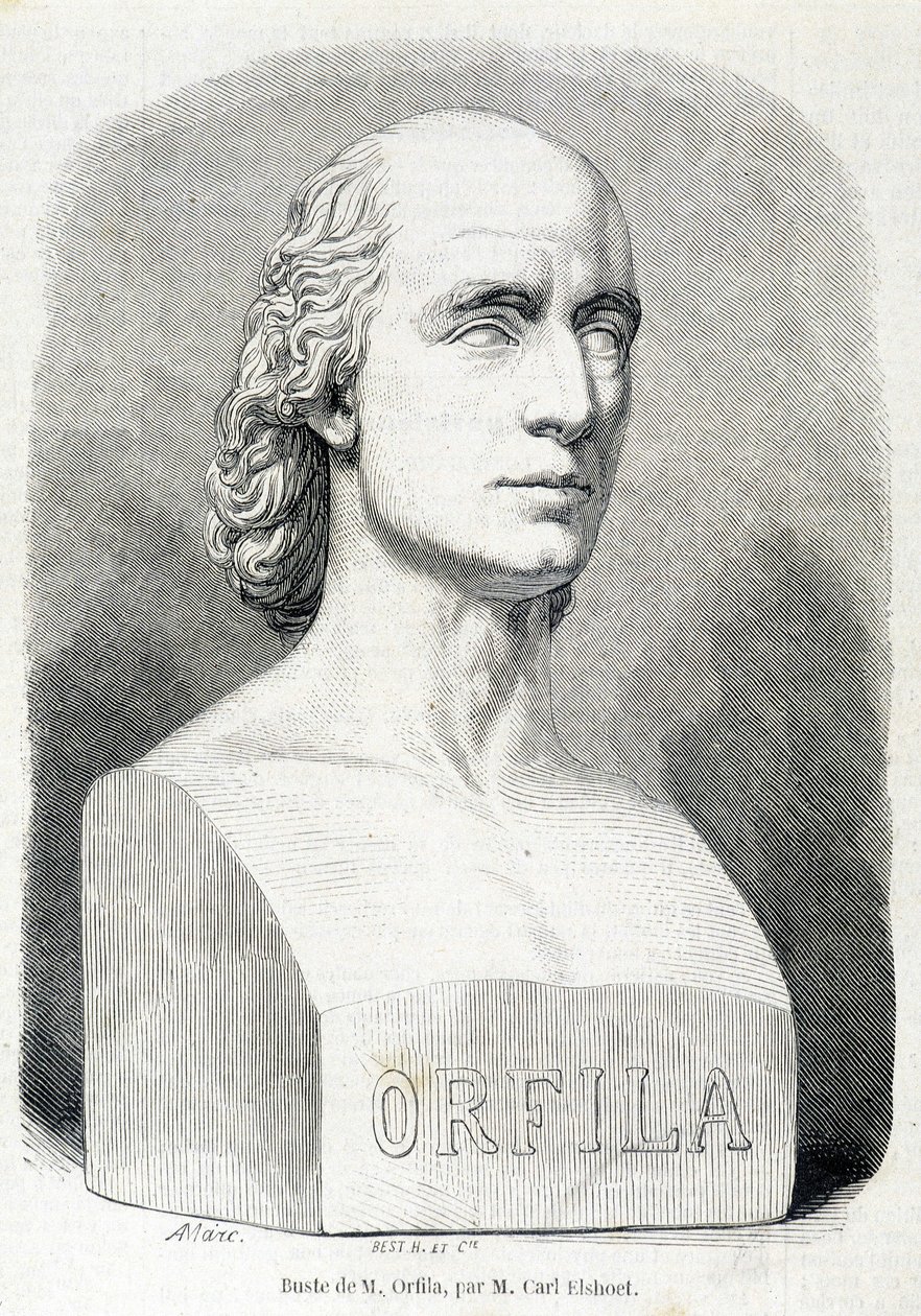 Portrait of the French doctor and chemist Orfila (1787 - 1853) by Unknown artist