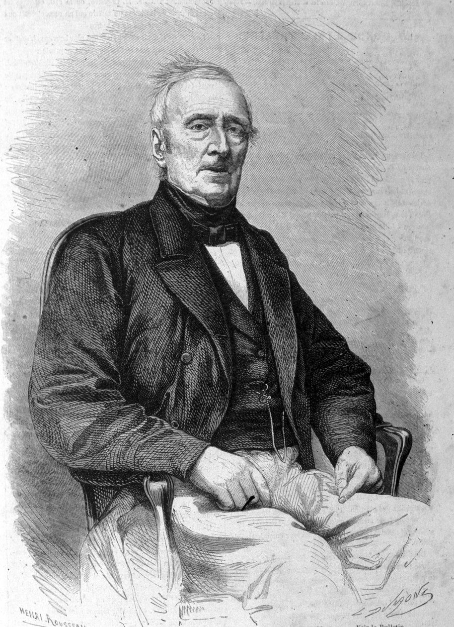 Portrait of the French Poet Alphonse de Lamartine by Unknown artist