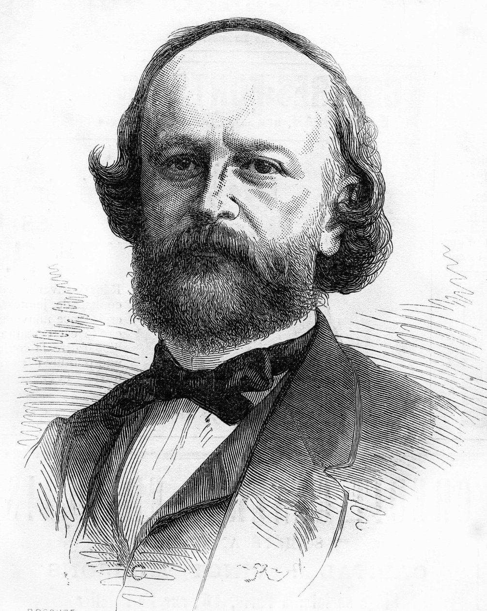 Portrait of Edouard Fournier (1819-1880), French writer and man of letters by Unknown artist
