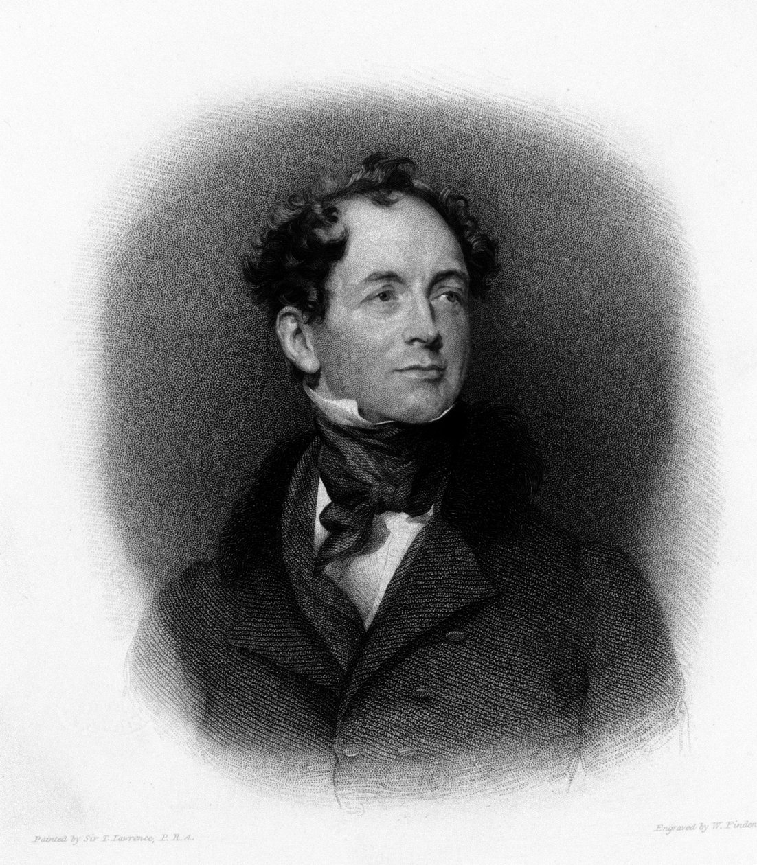 Portrait of the Irish poet Thomas Moore (1779-1852) by Unknown artist