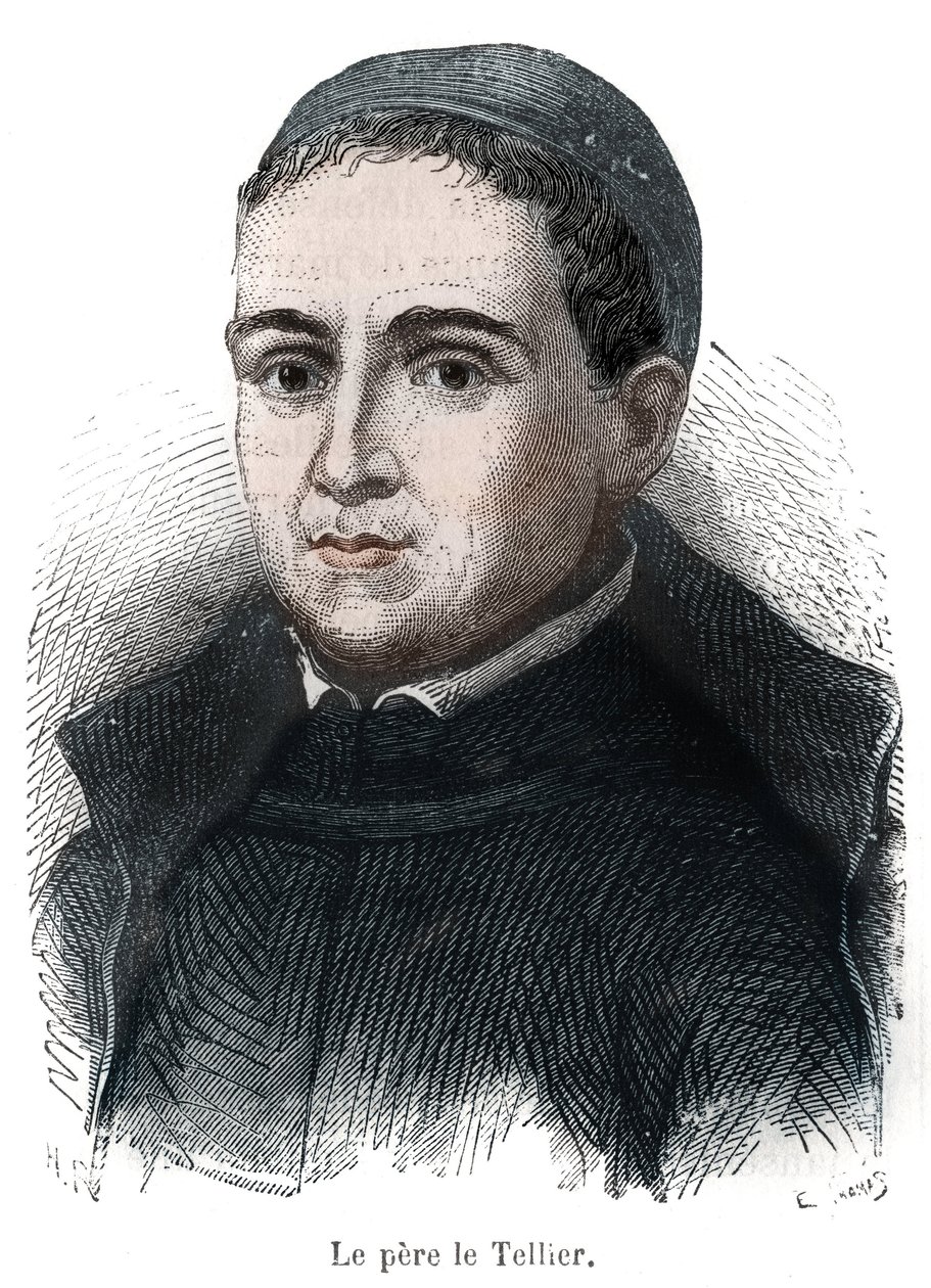 Portrait of the Pere Le Tellier by Unknown artist