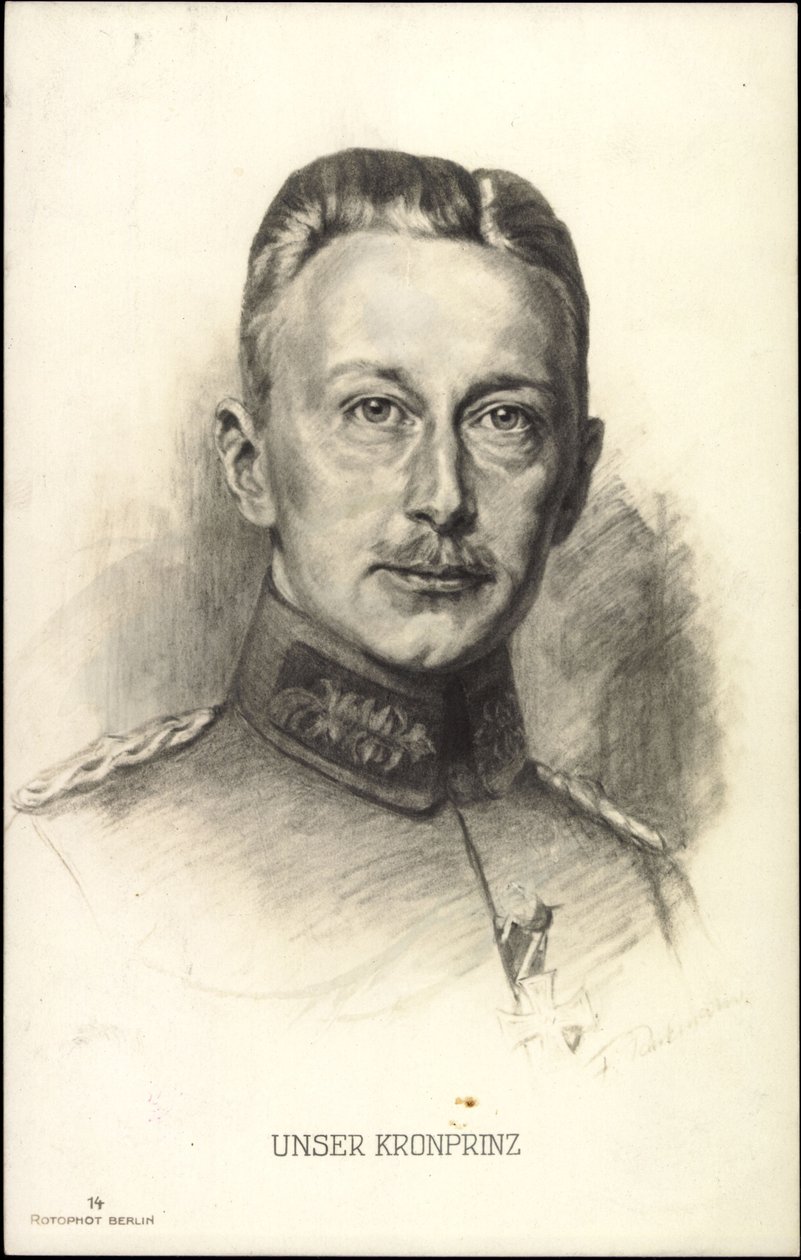 Portrait of Crown Prince Frederick William of Prussia by Unknown Artist
