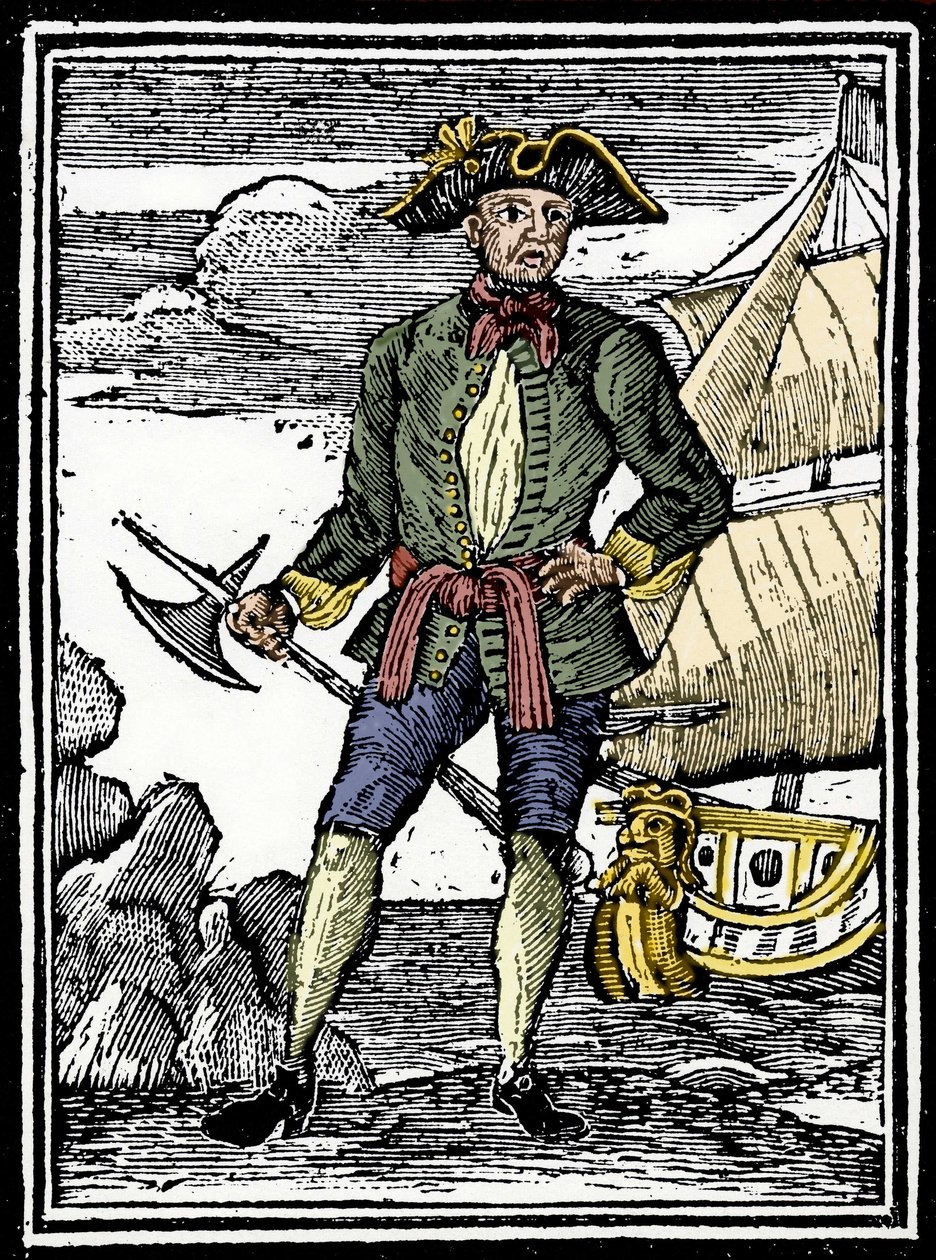 Portrait of the pirate Edward England by Unknown artist