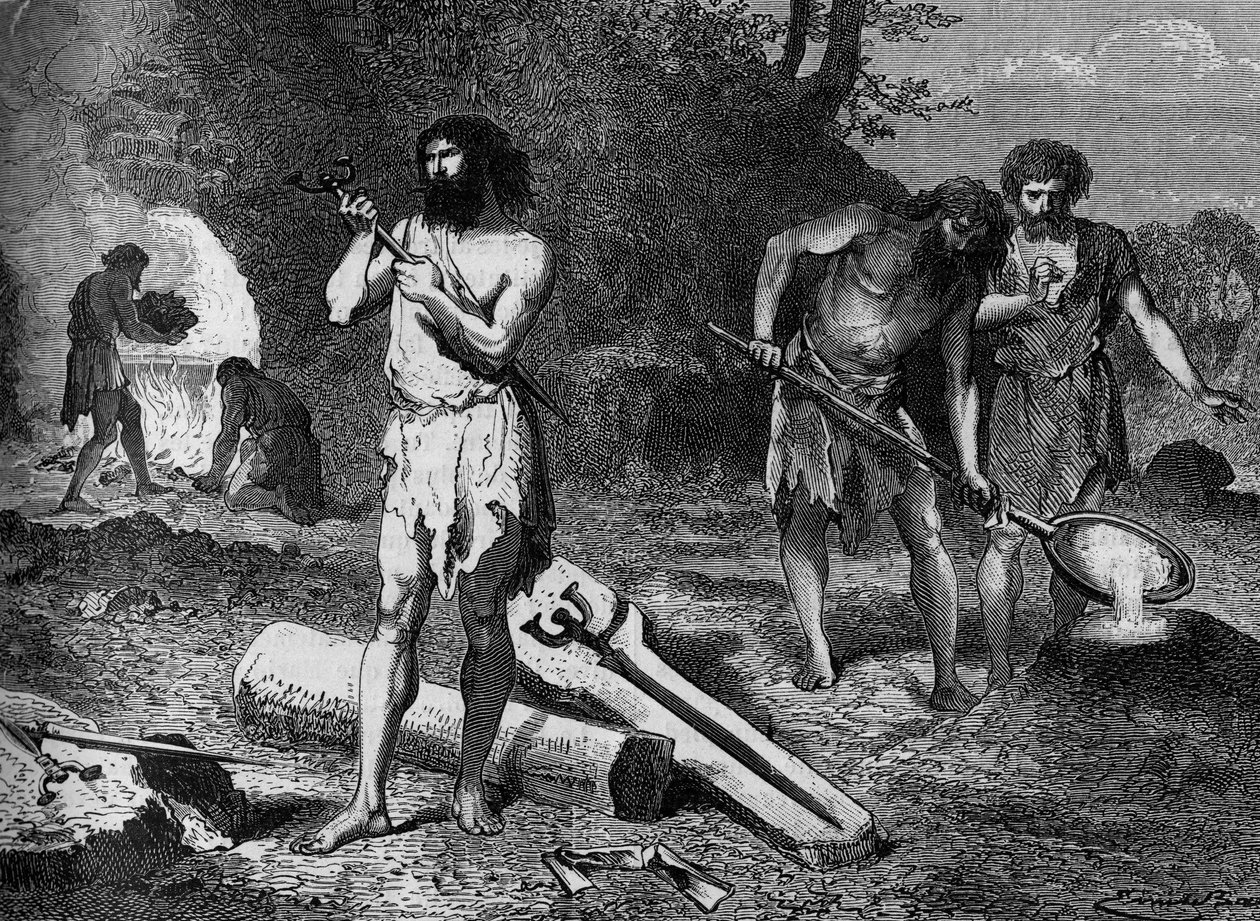 Prehistory: The First Metallurgists of the Bronze Age by Unknown artist