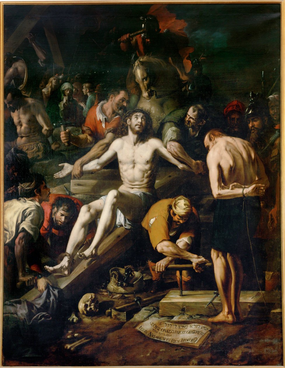 Preparing the Crucifixion by Unknown artist