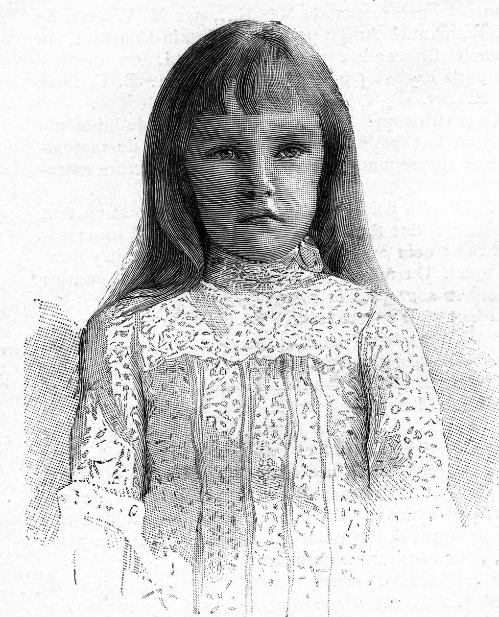 Princess Elisabeth, daughter of Prince Rodolph of Habsburg by Unknown artist