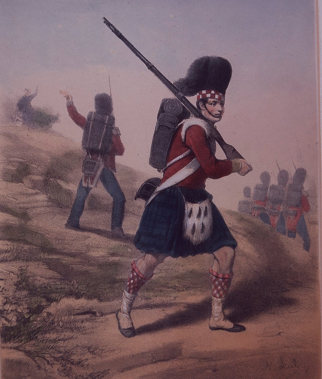 Private, 93rd Highlanders by Unknown artist