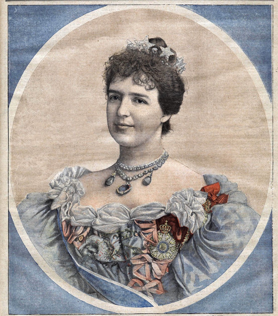 Queen Mary - Amélie of Portugal (1865-1951), Born Princess of Orleans, Wife of King Charles I (1863-1908) by Unknown artist