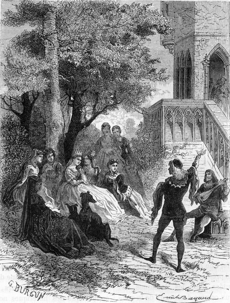 Queen Mary of Brabant and the find Adenes - in 