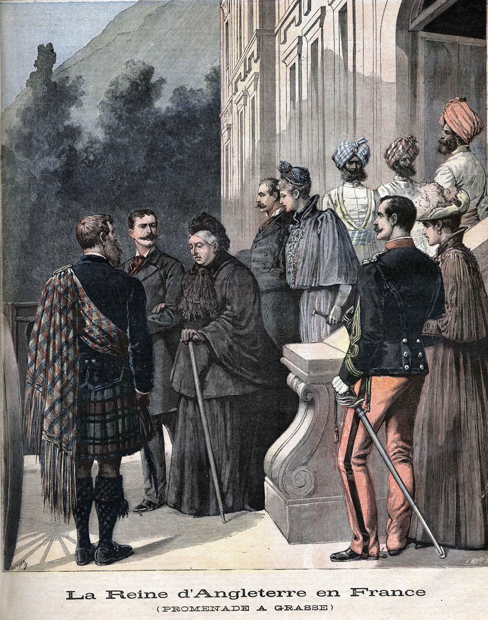Queen Victoria in Grasse, France in April 1891 by Unknown artist