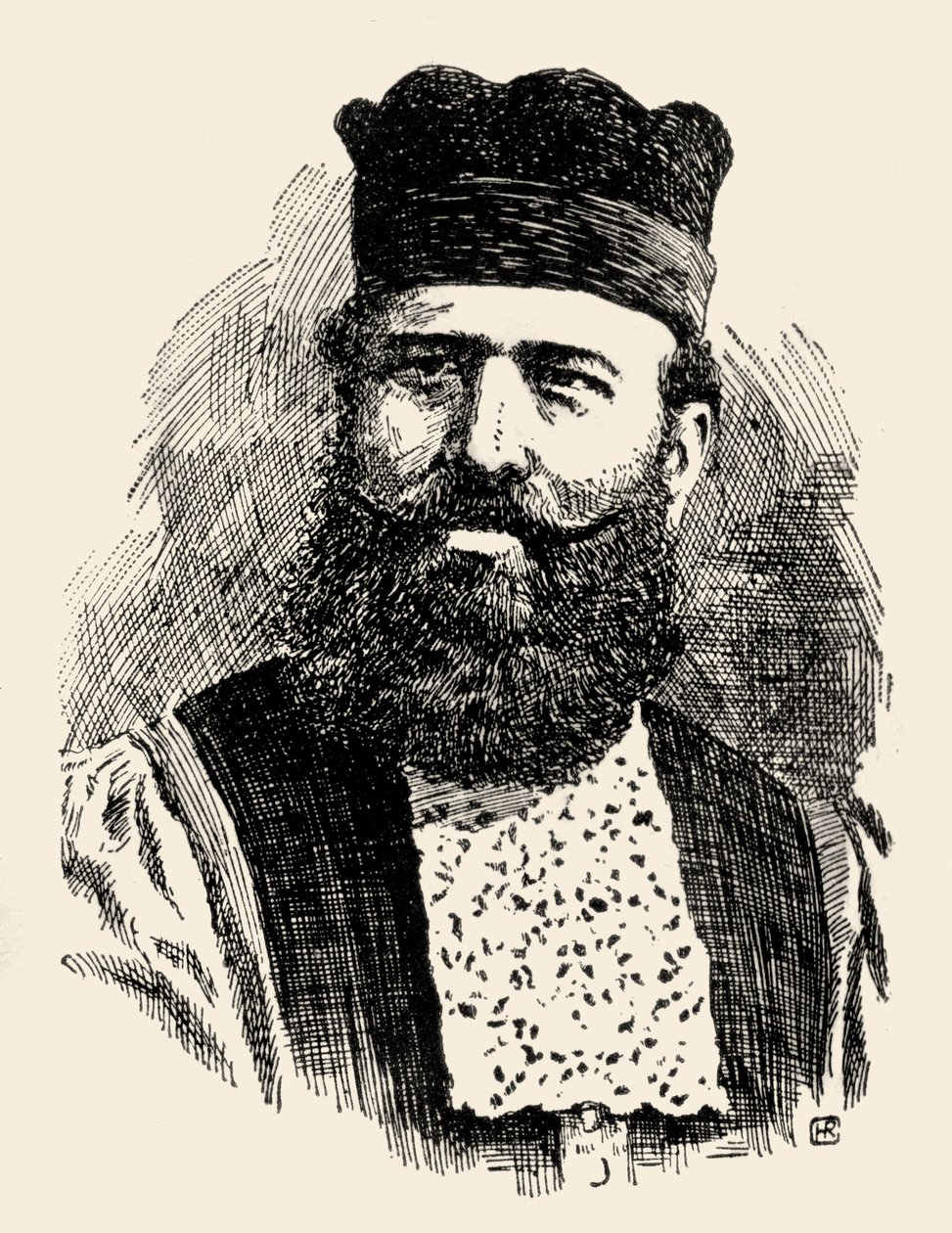Rabbi Benjamin Artom, Haham of the Spanish and Portuguese Jews of Great Britain by Unknown artist