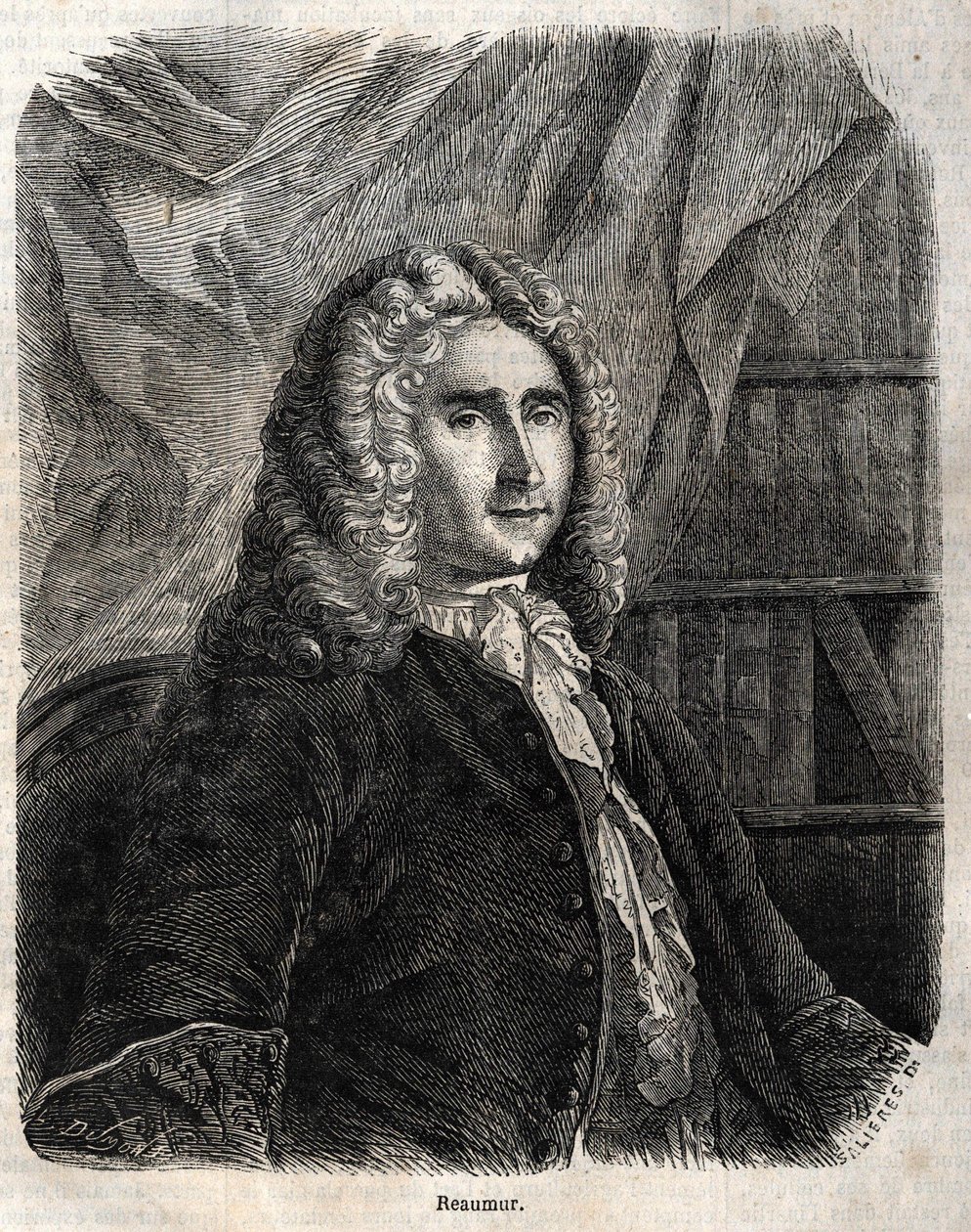 René Antoine Ferchault de Réaumur. Physicist and naturalist francais 1683-1757 by Unknown artist