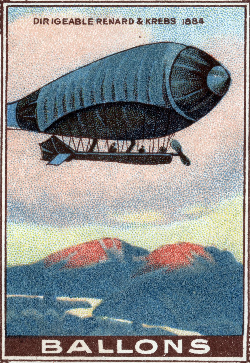 Renard and Krebs Airship Balloon by Unknown Artist