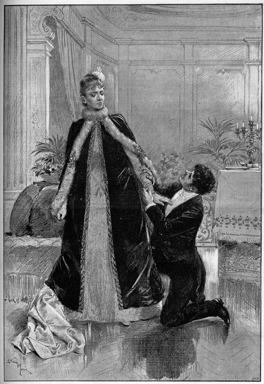 Representation of Numa Roumestan at the theatre de l