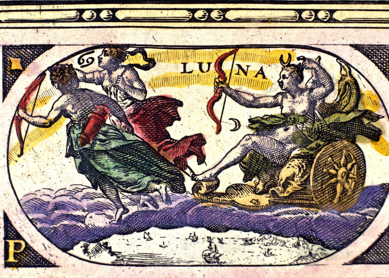 Representation of the Moon by Unknown artist
