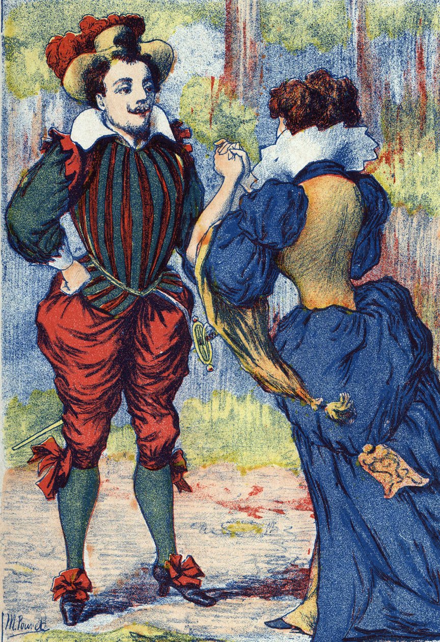 Riquet with the Tuft becomes a handsome gentleman. Illustration for ...