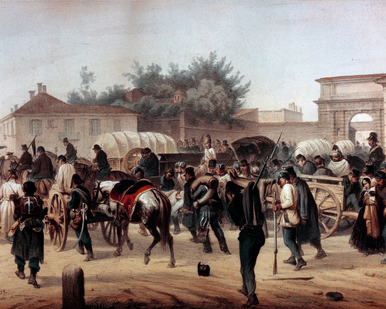 Risorgimento: The Five Days of Milan (18-22 March 1848) by Unknown artist